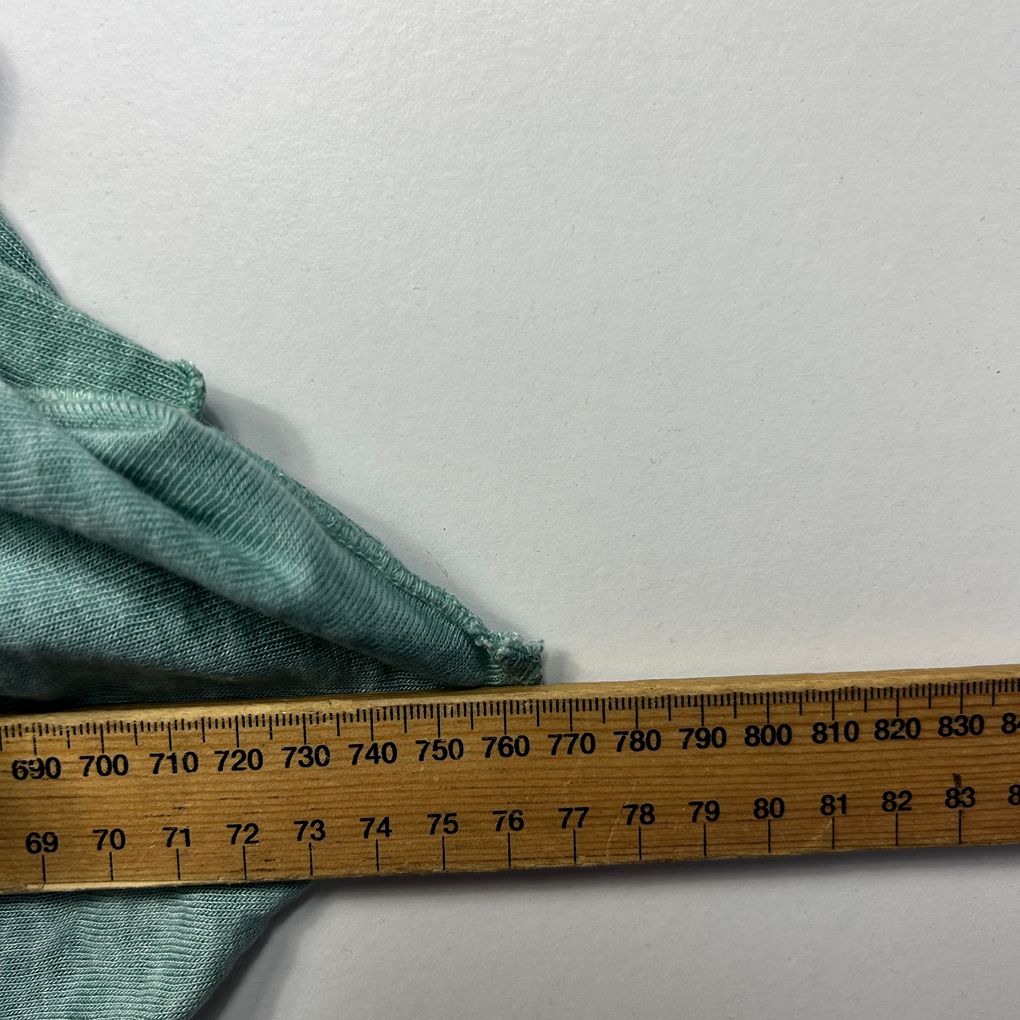 Wednesday Lulu Made in Italy Green Cotton Top - One Size