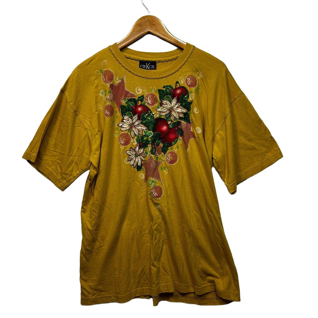 Ozkoz Embroidered Cotton T-Shirt - Size XL