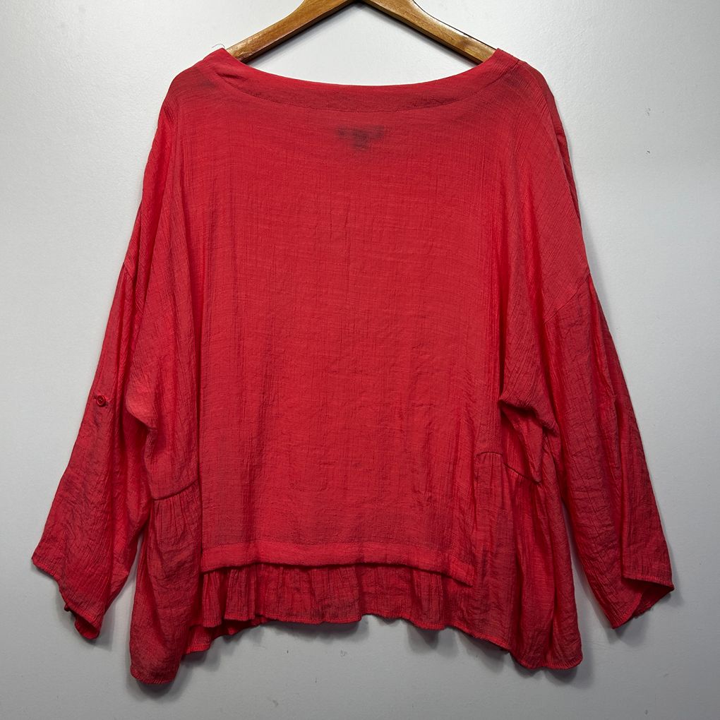 Autograph Coral Plus Size Top - Size 18