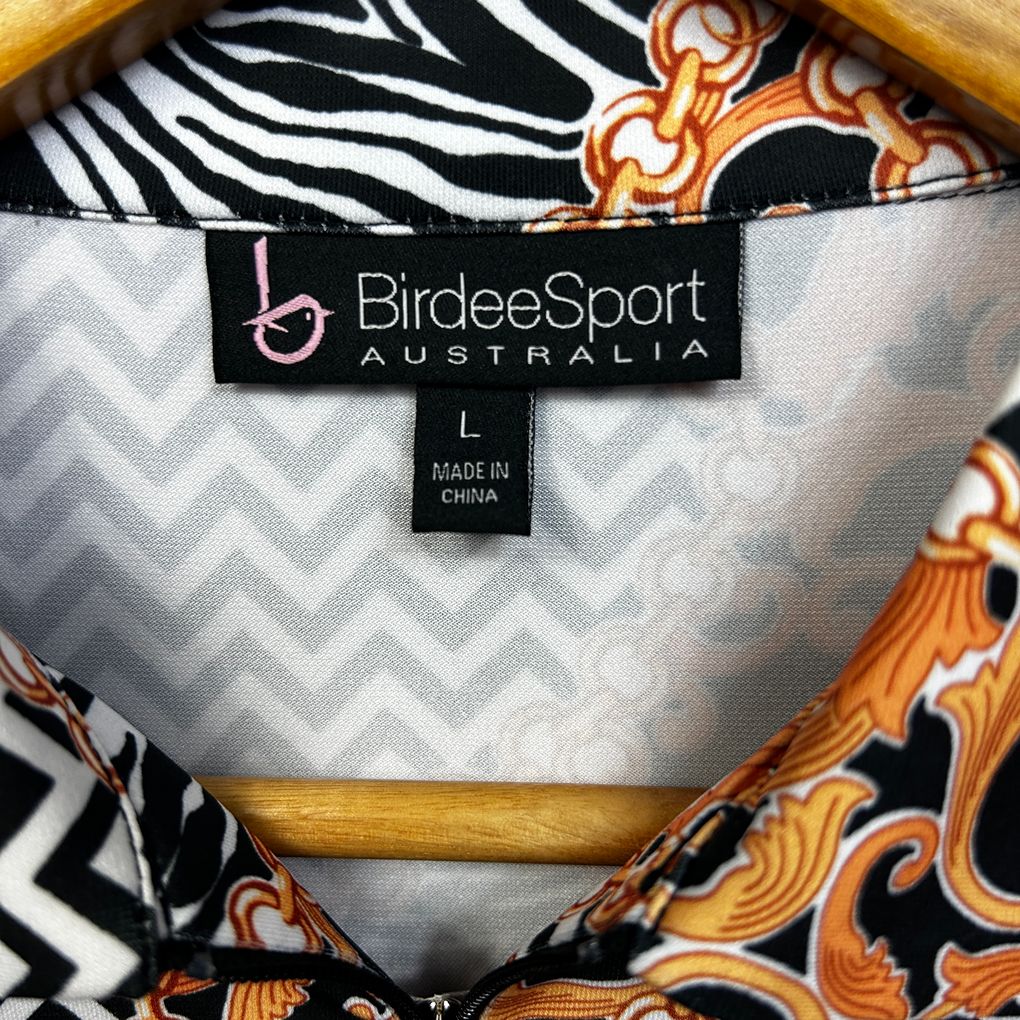 Birdee Sport Multicoloured Golf Polo Top - Size L