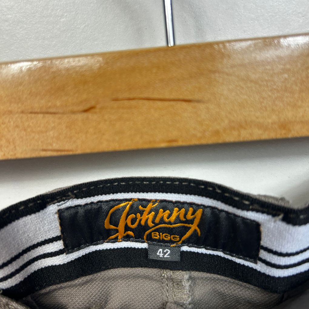 Johnny Bigg Brown Cotton Chino Mens Shorts - Size 42