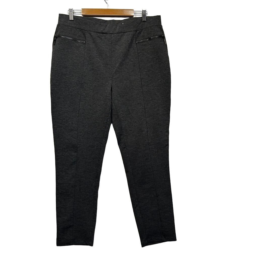 Millers Grey Zip Pocket Pants - Size 18