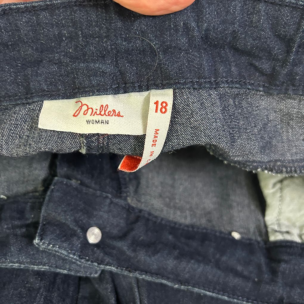 Millers Dark Blue Jeans - Size 18