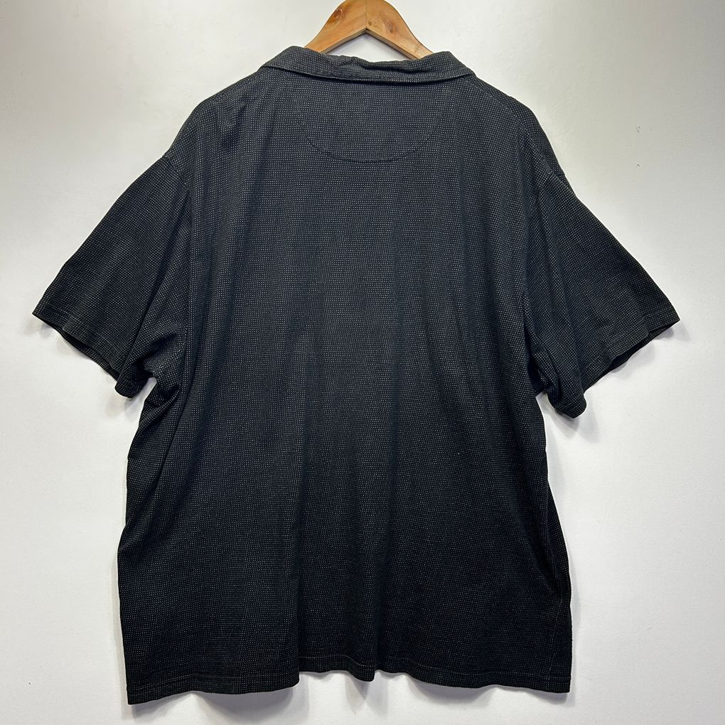 Johnny Bigg Black Cotton Polo Shirt - Size 5XL