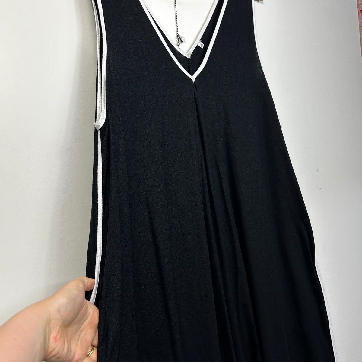Anko Black Sleeveless Maxi Dress - Size 14/16