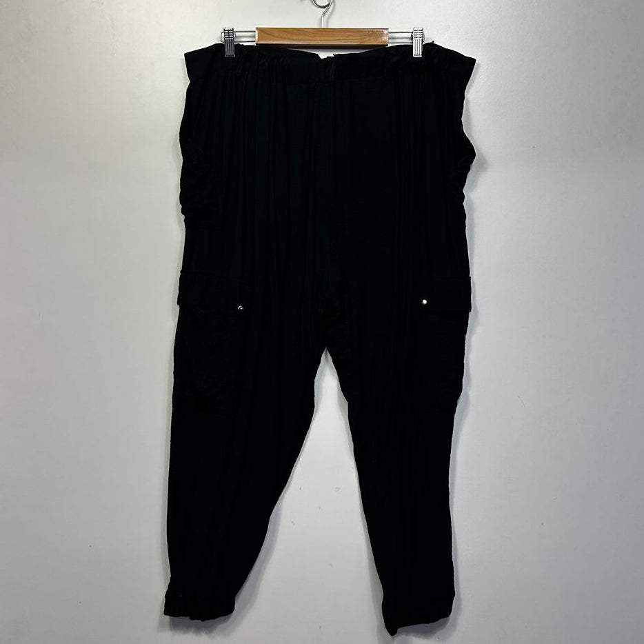 Beme Black Plus Size Pants - Size 22
