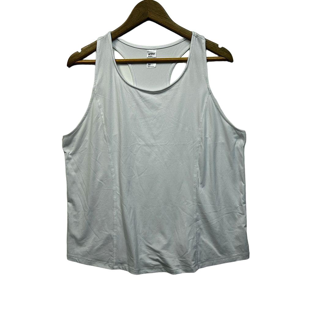 Anko White Tank Top - Size 16