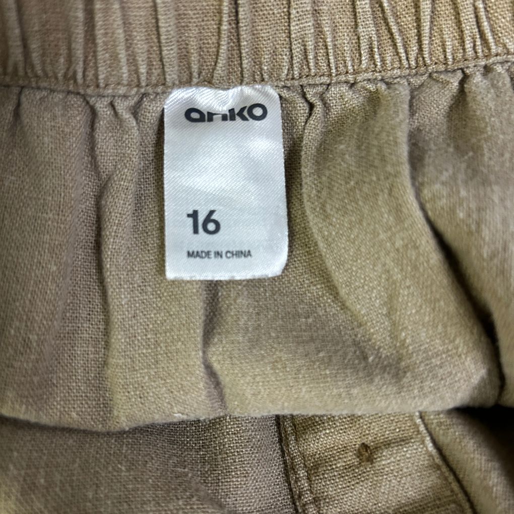 Anko Linen Skirt - Size 16