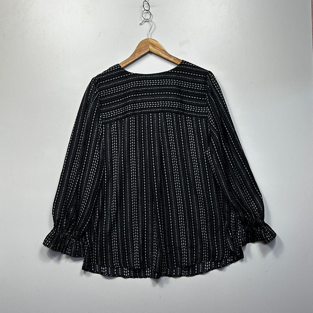 Belle Curve Black Plus Size Top - Size 18