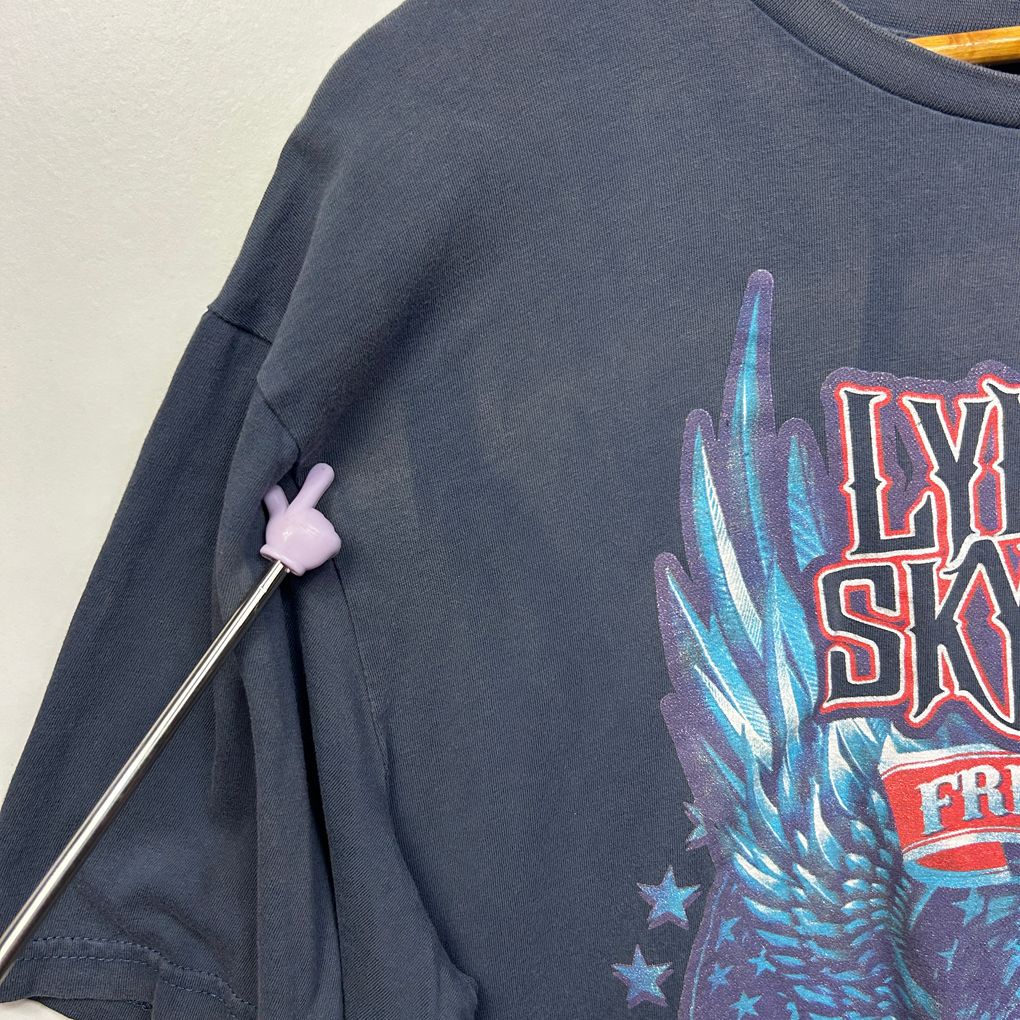Lynyrd Skynyrd Navy Plus Size Cotton Band Mens T-Shirt - Size 3XL