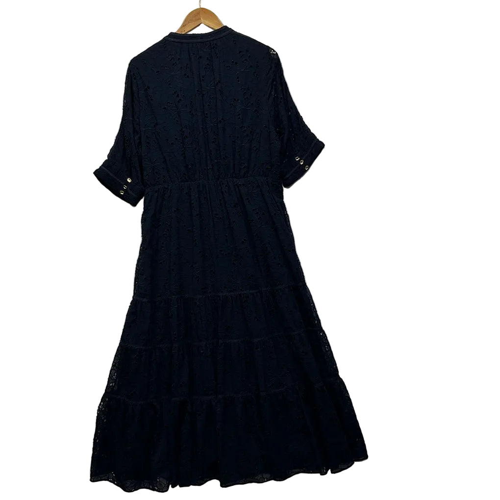 Forever New Curve Navy Maxi Dress - Size 18