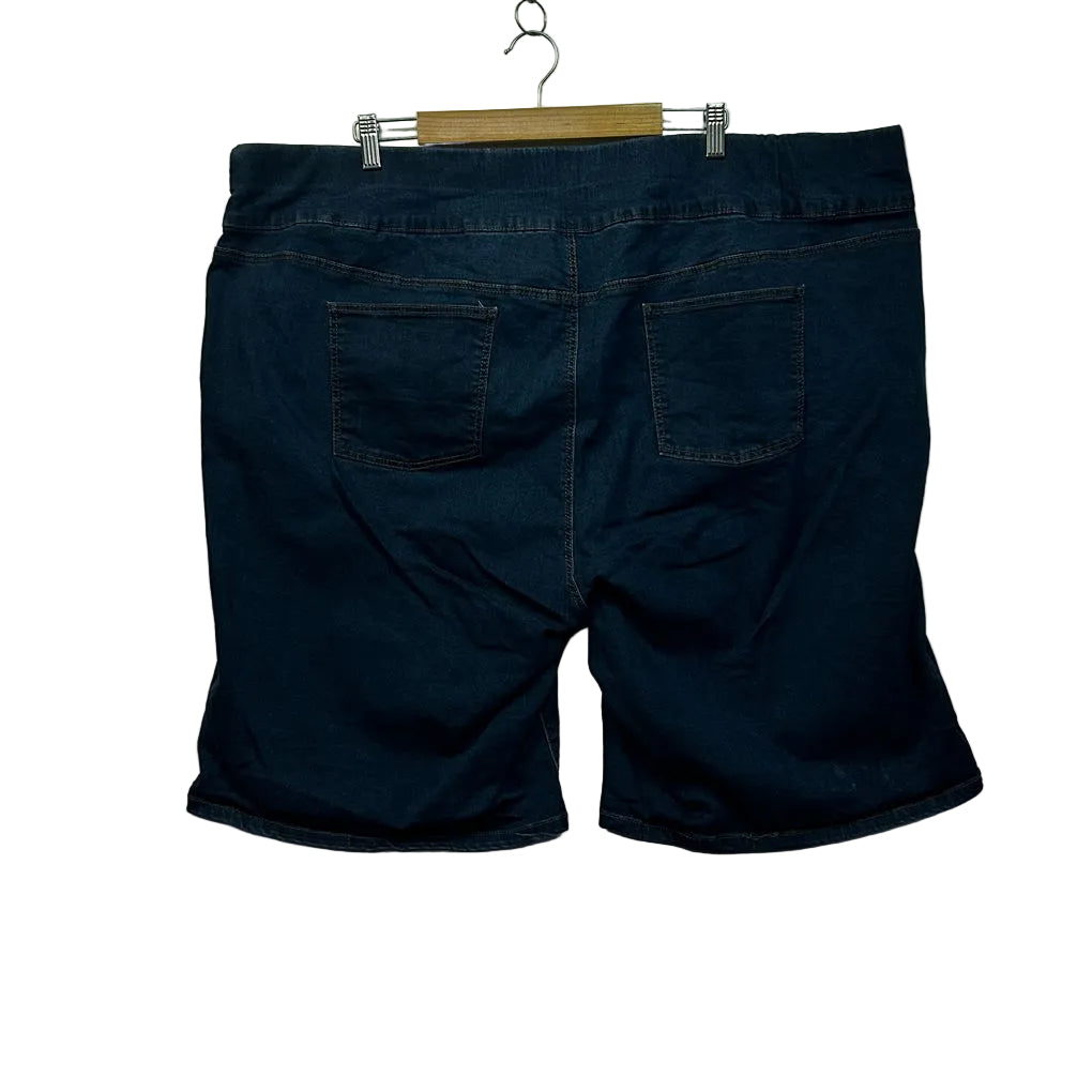 Autograph Blue Plus Size Denim Shorts - Size 28