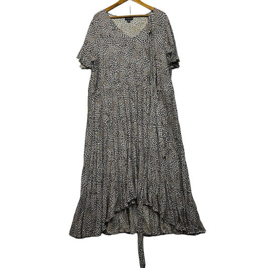 Autograph Animal Print Dress - Size 22