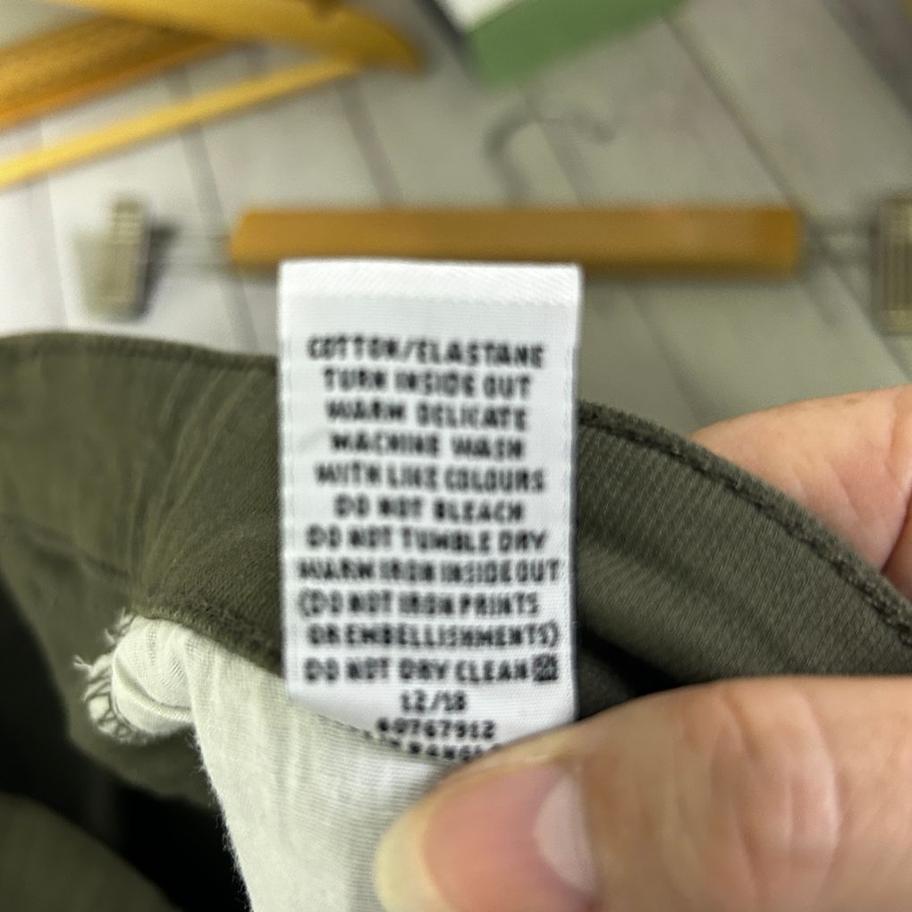 Mr Big Green Cotton Mens Straight Stretch Pants - Size 52
