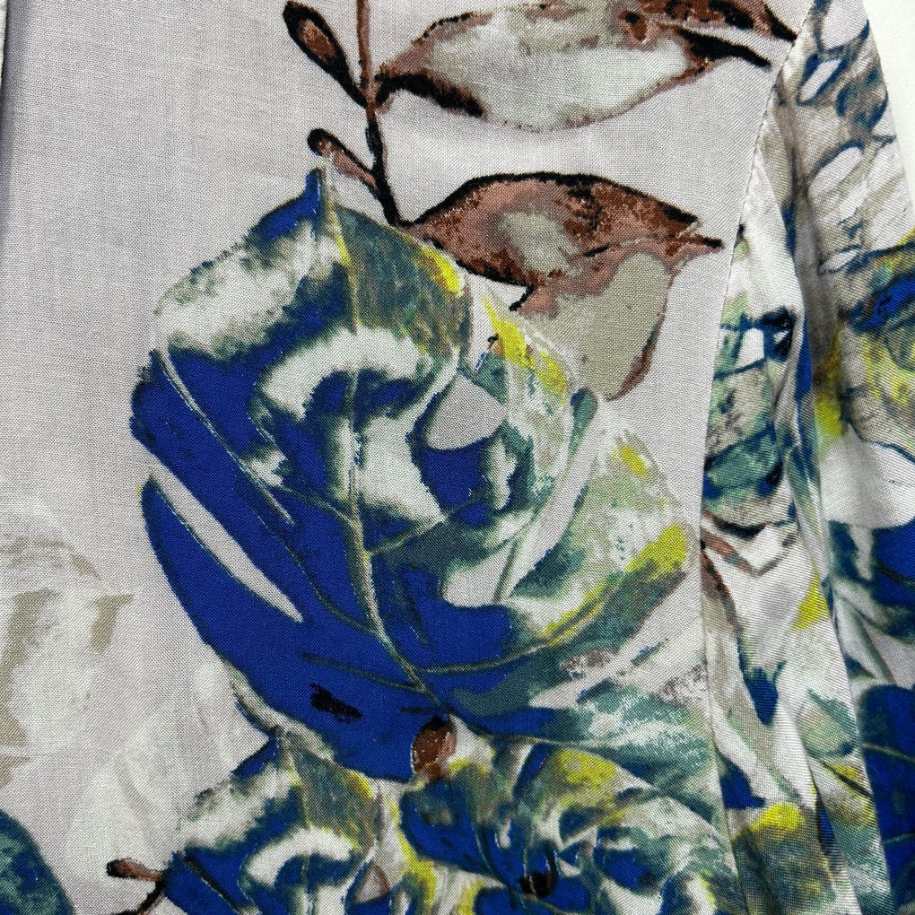 Rockmans Blue Floral Shirt - Size 20