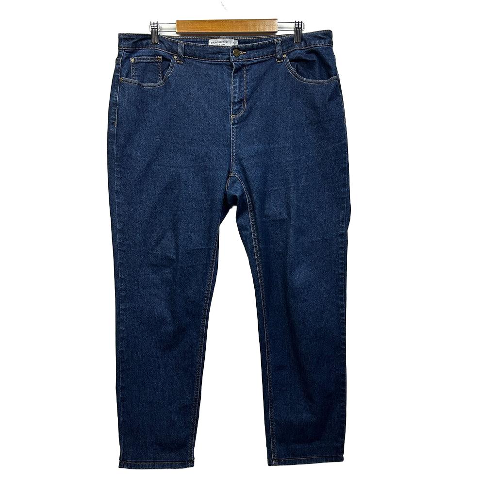 Suzanne Grae Denim Blue Jeans - Size 18