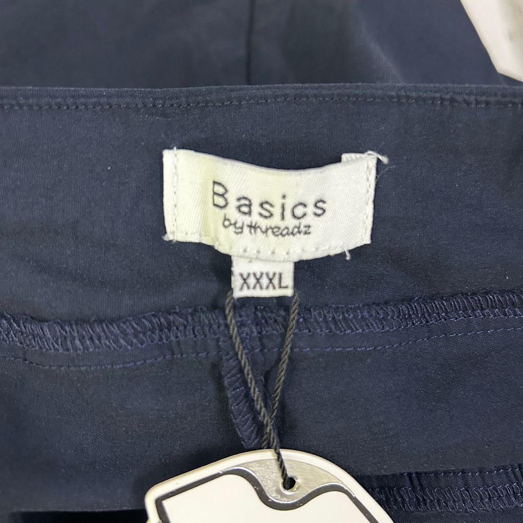 Threadz Navy Embellished Pants - Size XXXL