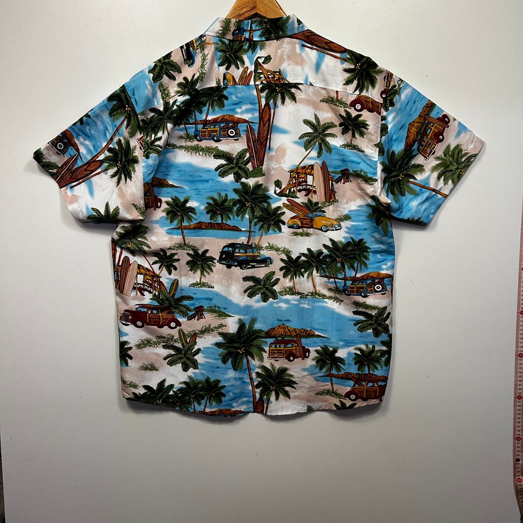 Lowes Multicoloured Hawaiian Short Sleeve Mens Shirt - Size 2XL