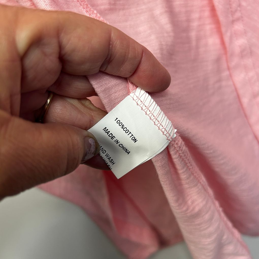 Freez Pink Cotton Shrug Cardigan - Size L/XL