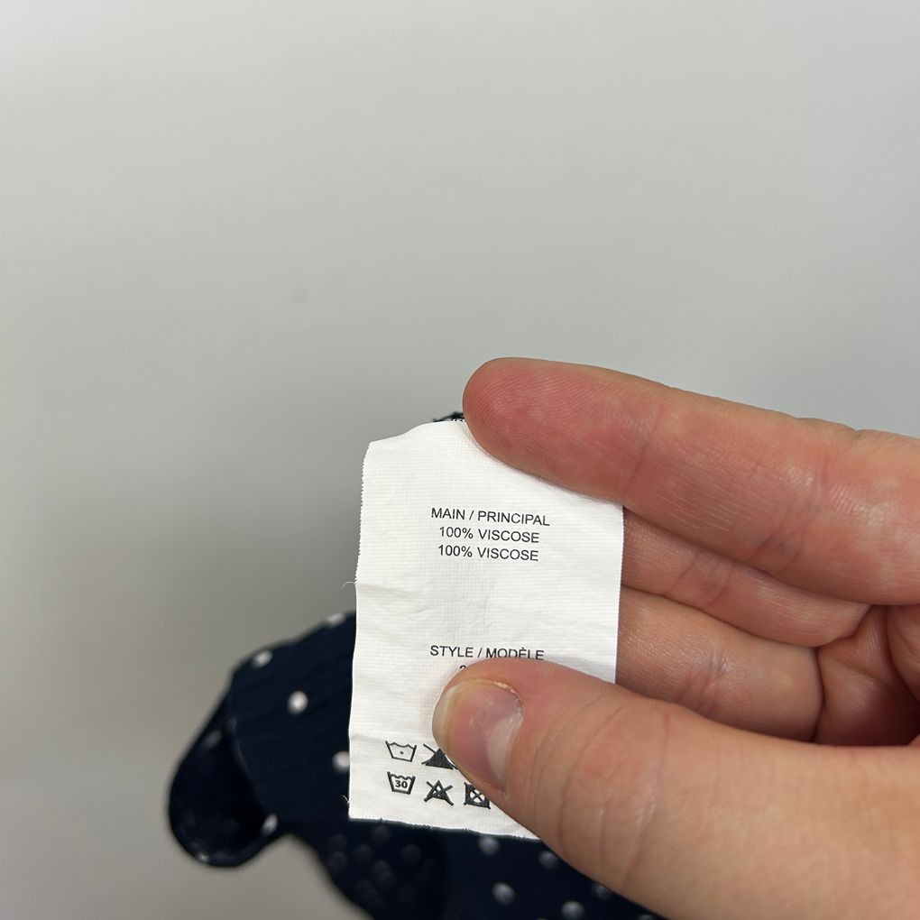 Autograph Navy Polka Dots Plus Size Pants - Size 20