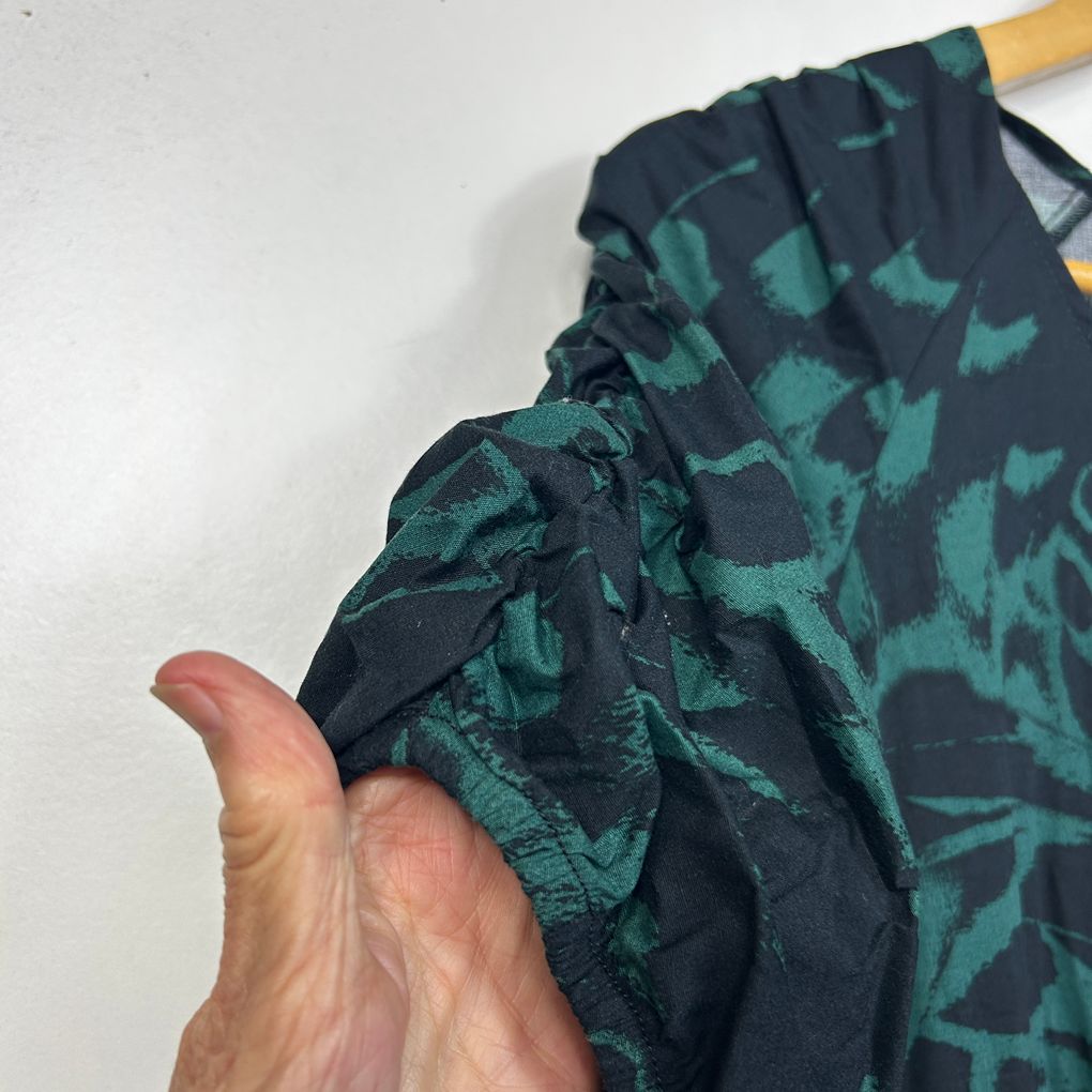Scoop Green Cotton Maxi Dress - Size XL