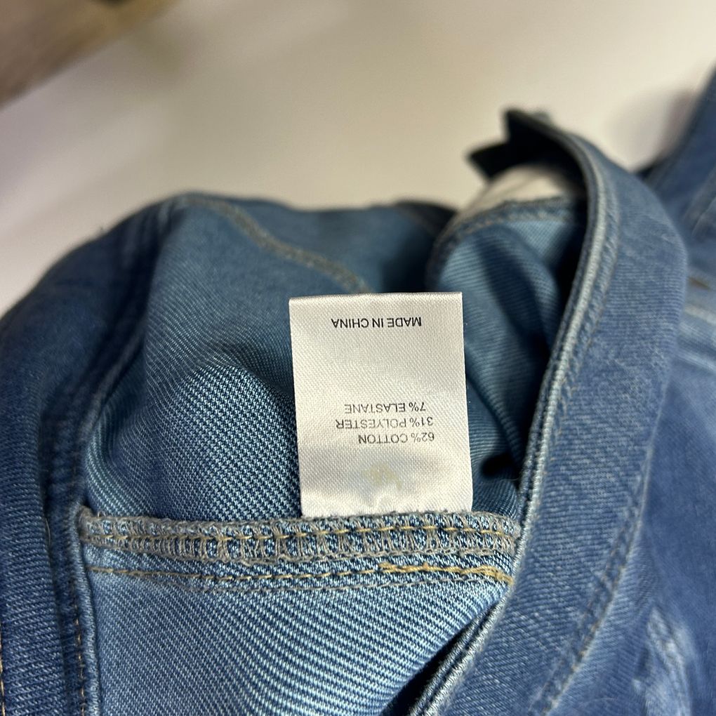 Virtuelle Blue Cotton Denim Jacket - Size 22