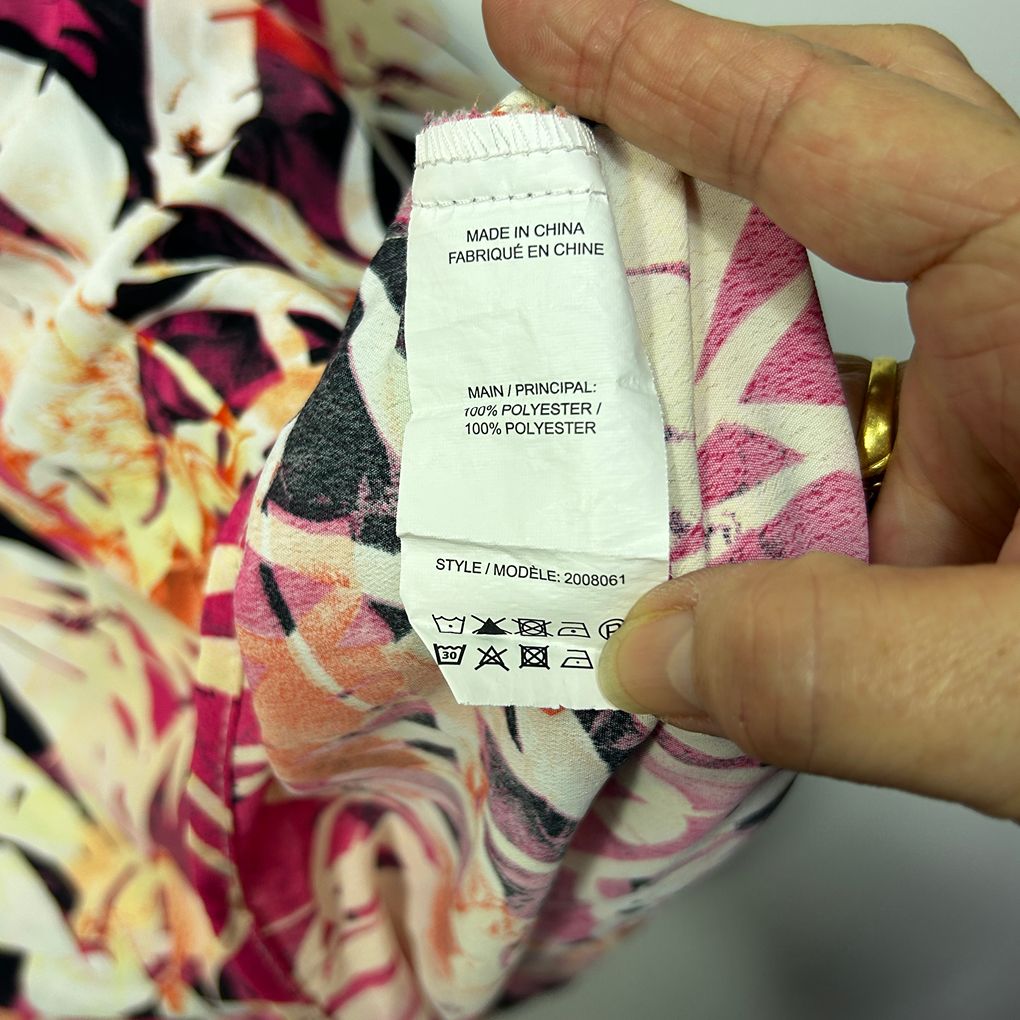 Millers Pink Floral Print Top - Size 20