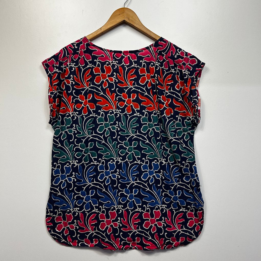 Lulalife Multicoloured Cotton Top - Size L