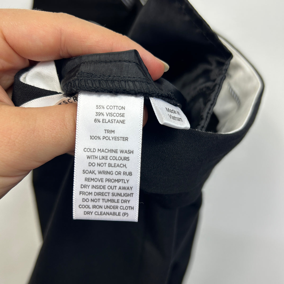 Sportscraft Black Plus Size Cotton Pants - Size 18