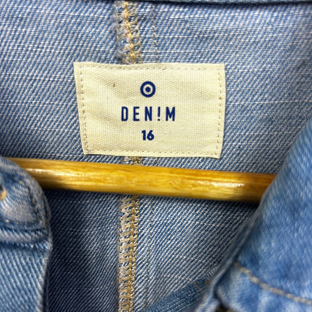Target Blue Denim Playsuit - Size 16