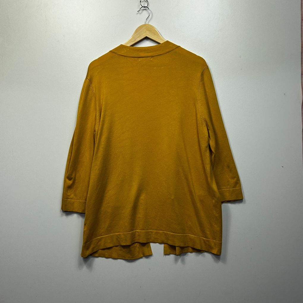 Rockmans Mustard Cardigan - Size XL