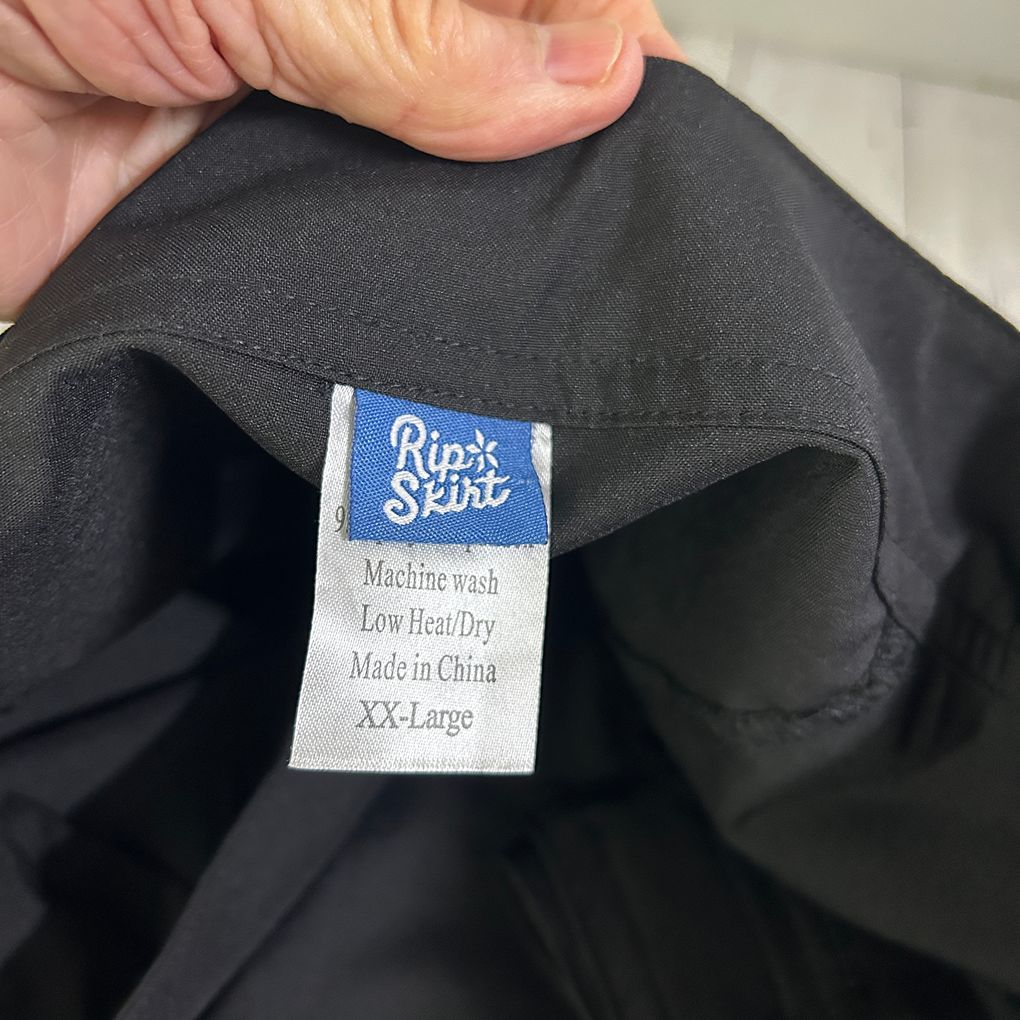 Rip Skirt Black Skirt - Size XX-Large