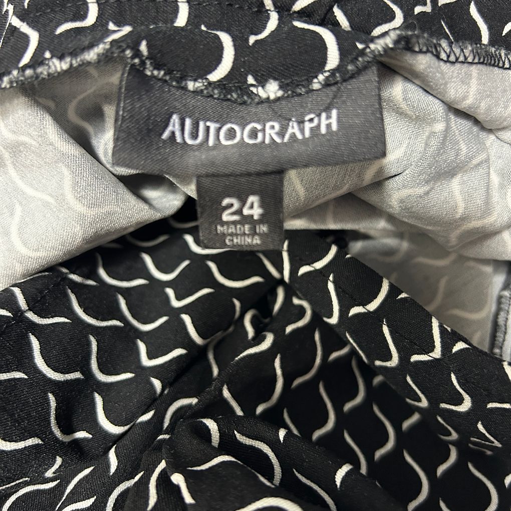 Autograph Black and White Pants - Size 24