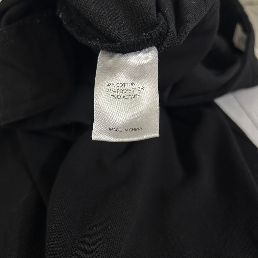 Virtuelle Black Cotton Pants - Size 18