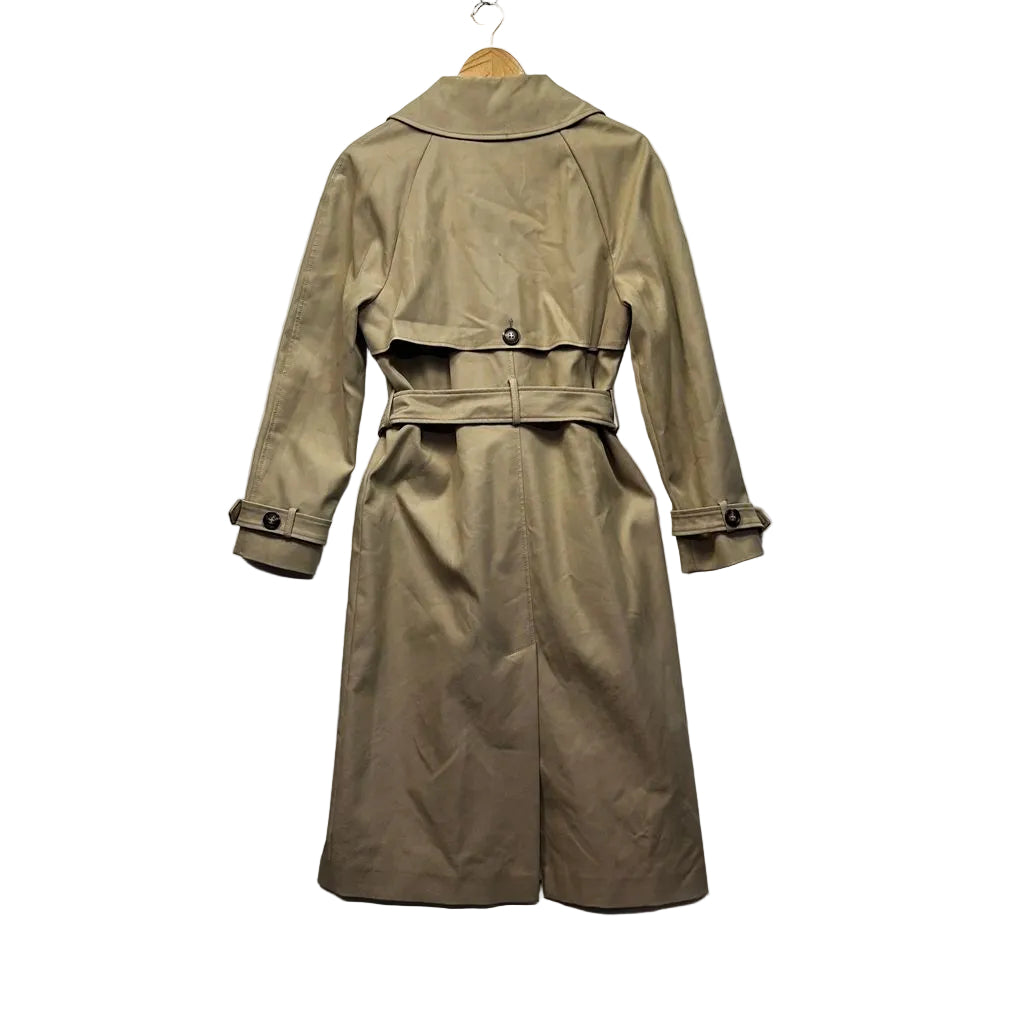 Portmans Beige Cotton Trench Coat - Size 14