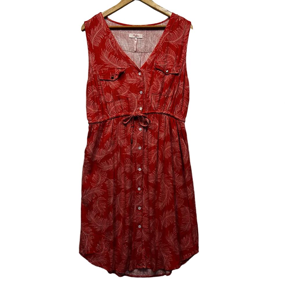 Millers Linen Sleeveless Dress - Size 16