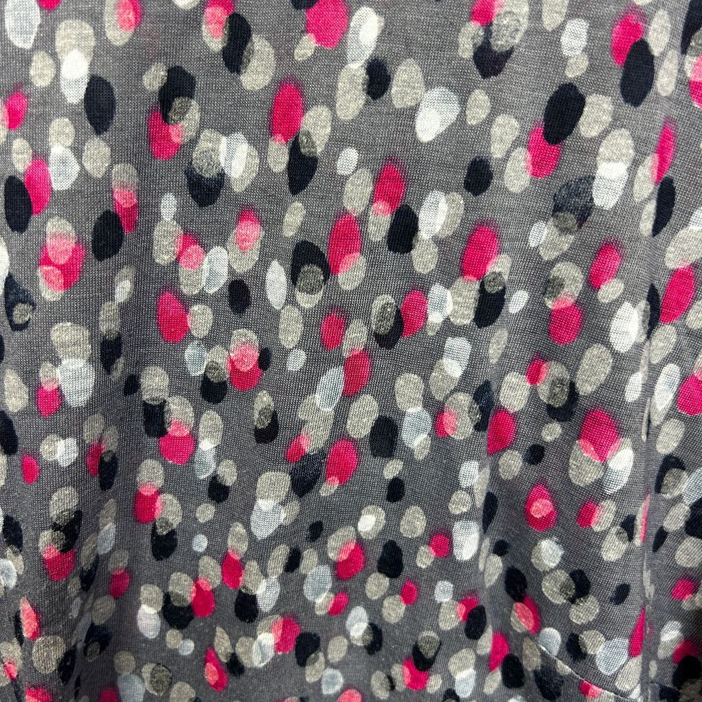 Regatta Grey Multicoloured Cotton Top - Size 22