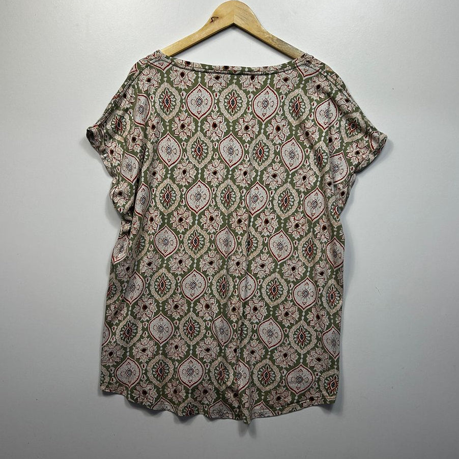 Suzanne Grae Plus Size Cotton Top - Size 3XL