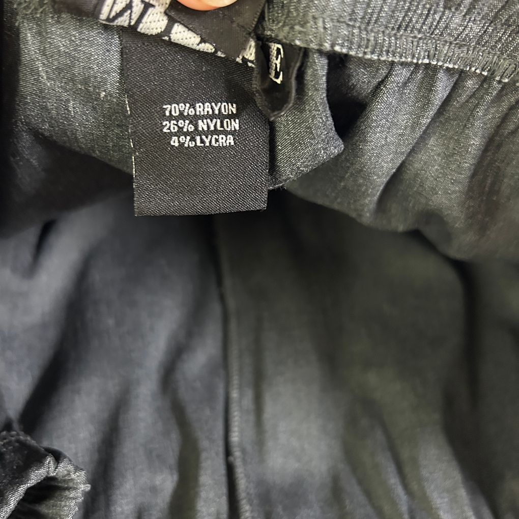 My Size Black Pull-On Pants - Size 18/M