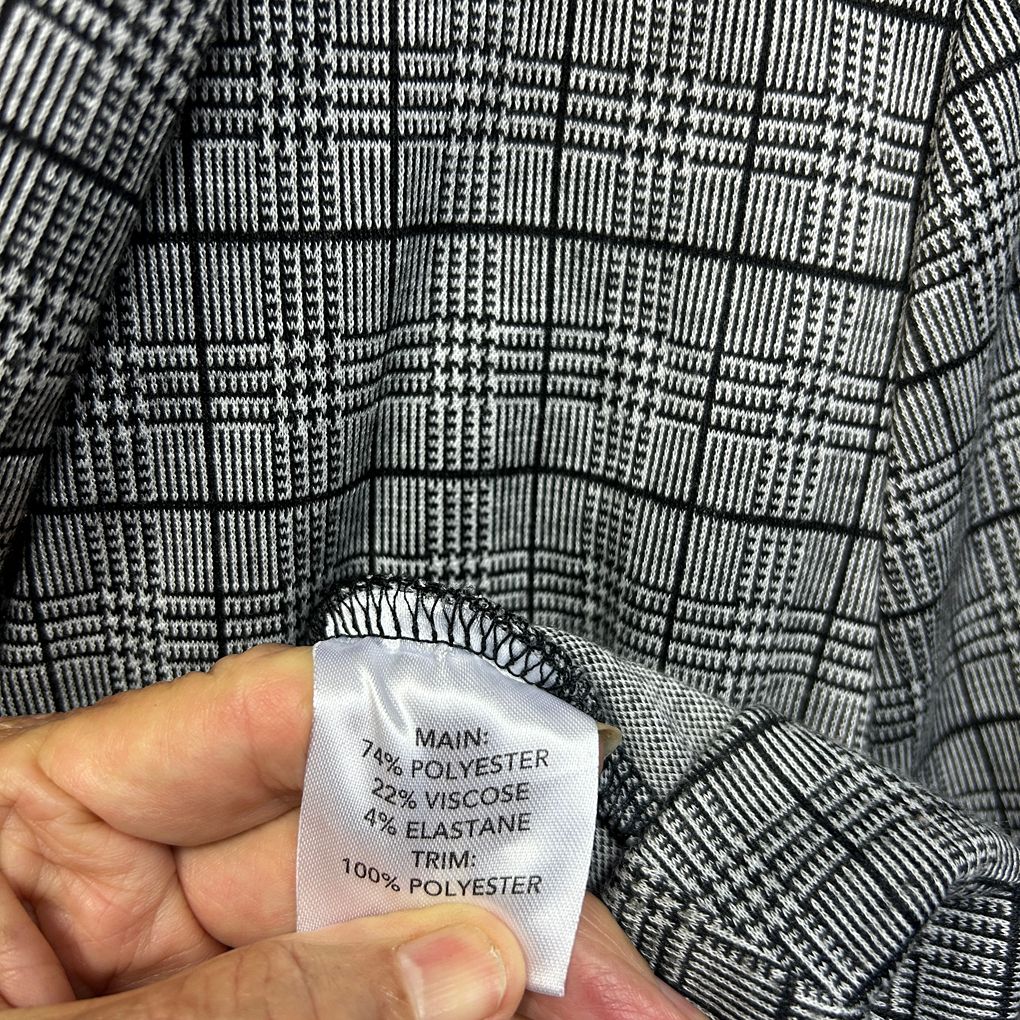 Millers Grey Check Blazer - Size 16