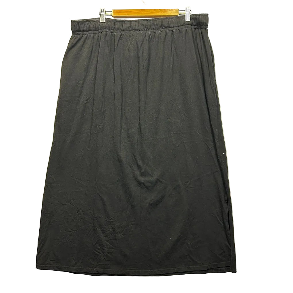 17 Sundays Black Cotton Skirt - Size 24