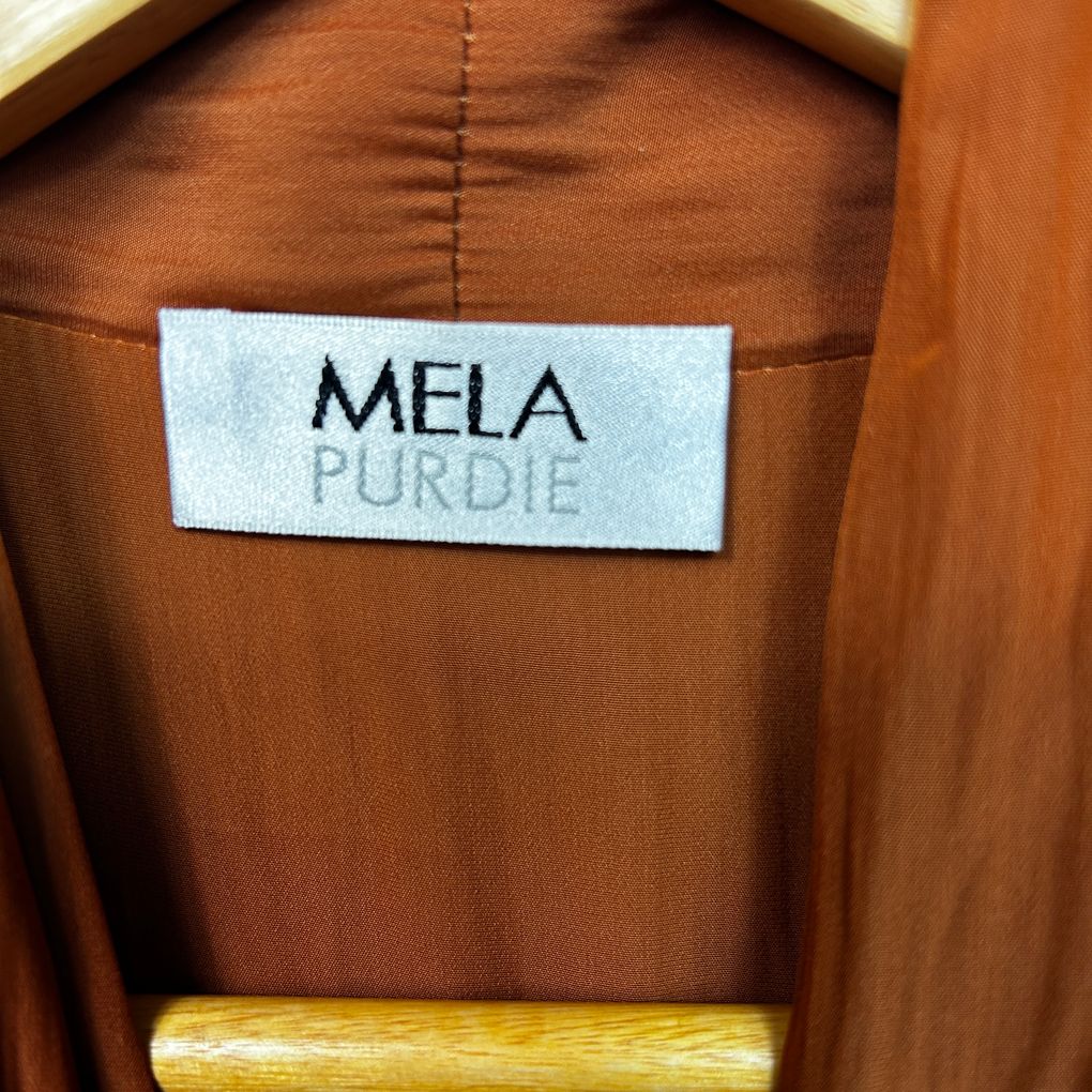 Mela Purdie Rust Sleeveless Top - Size 14/16