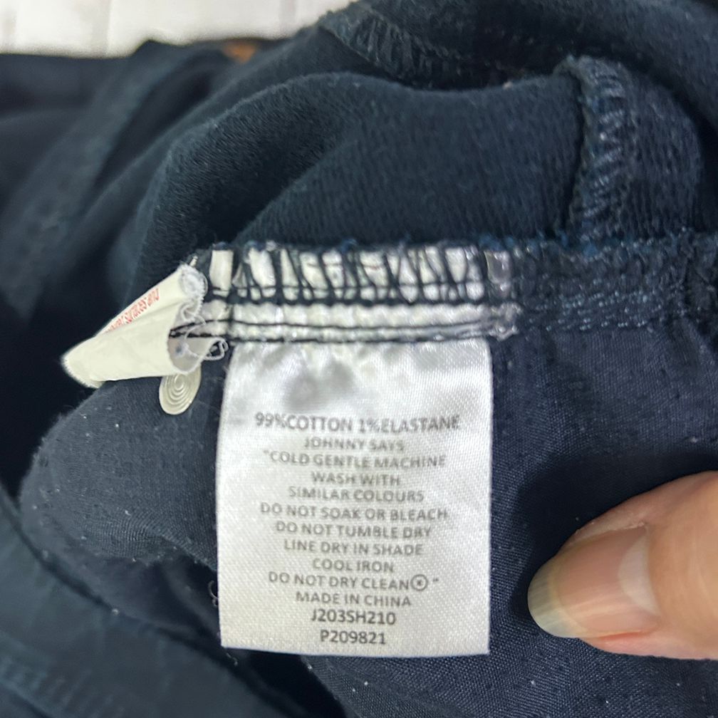 Johnny Bigg Navy Cotton Mens Shorts - Size 46