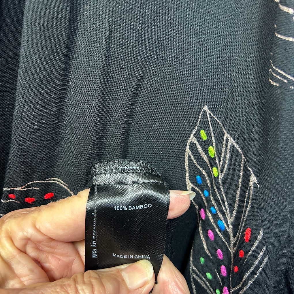 Taking Shape Black Embroidered Sequin Dress - Size 22