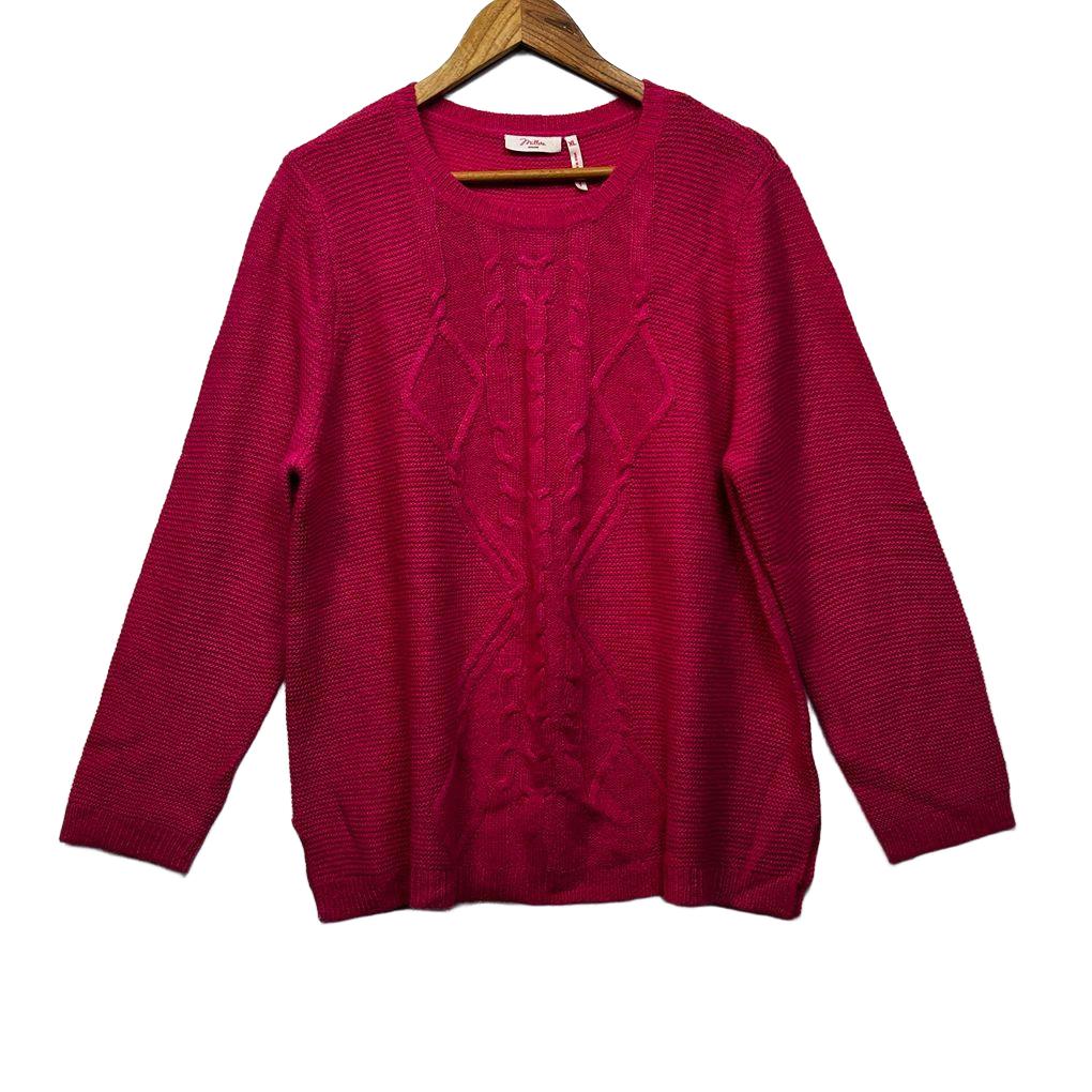 Millers Pink Cotton Jumper - Size XL