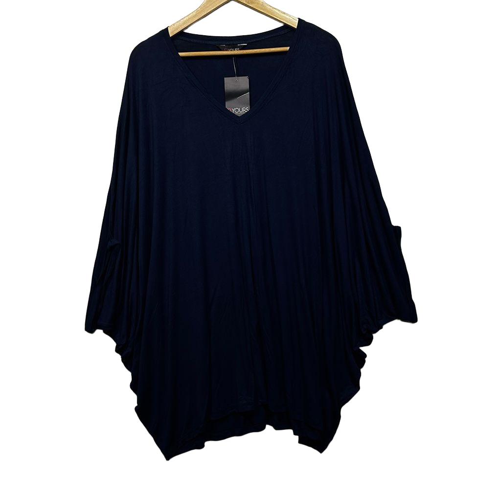 Yours Navy Plus Size Top - Size 26/28