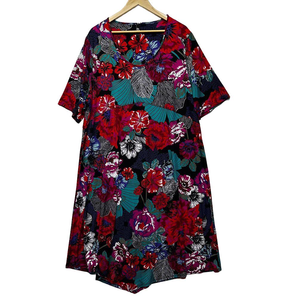 Taking Shape Floral Dress - Size L