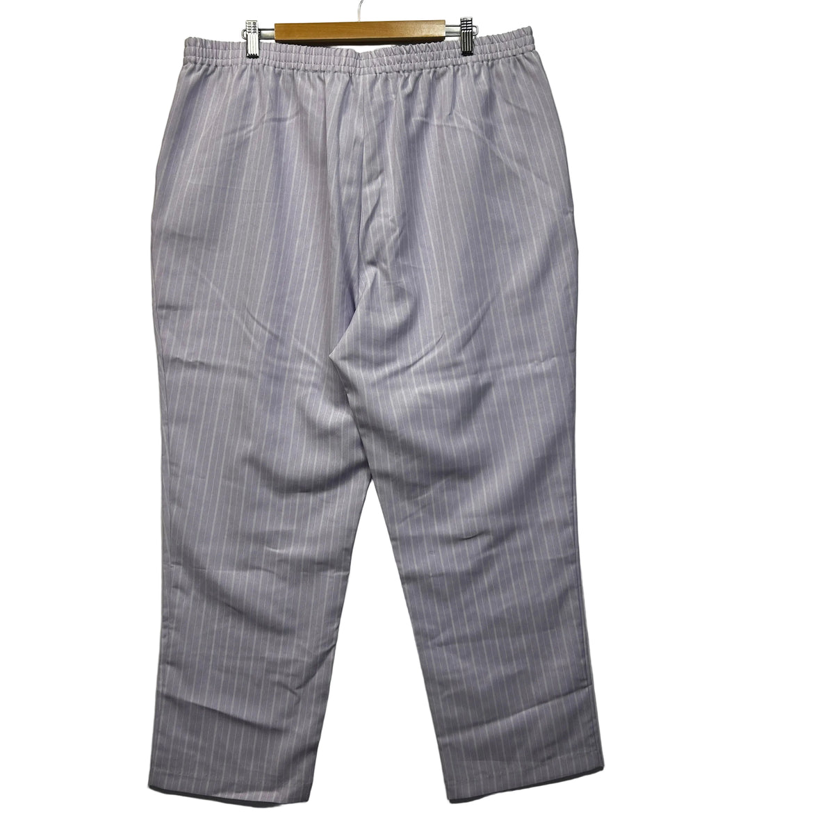 Damart Lilac Striped Plus Size Pants - Size 24