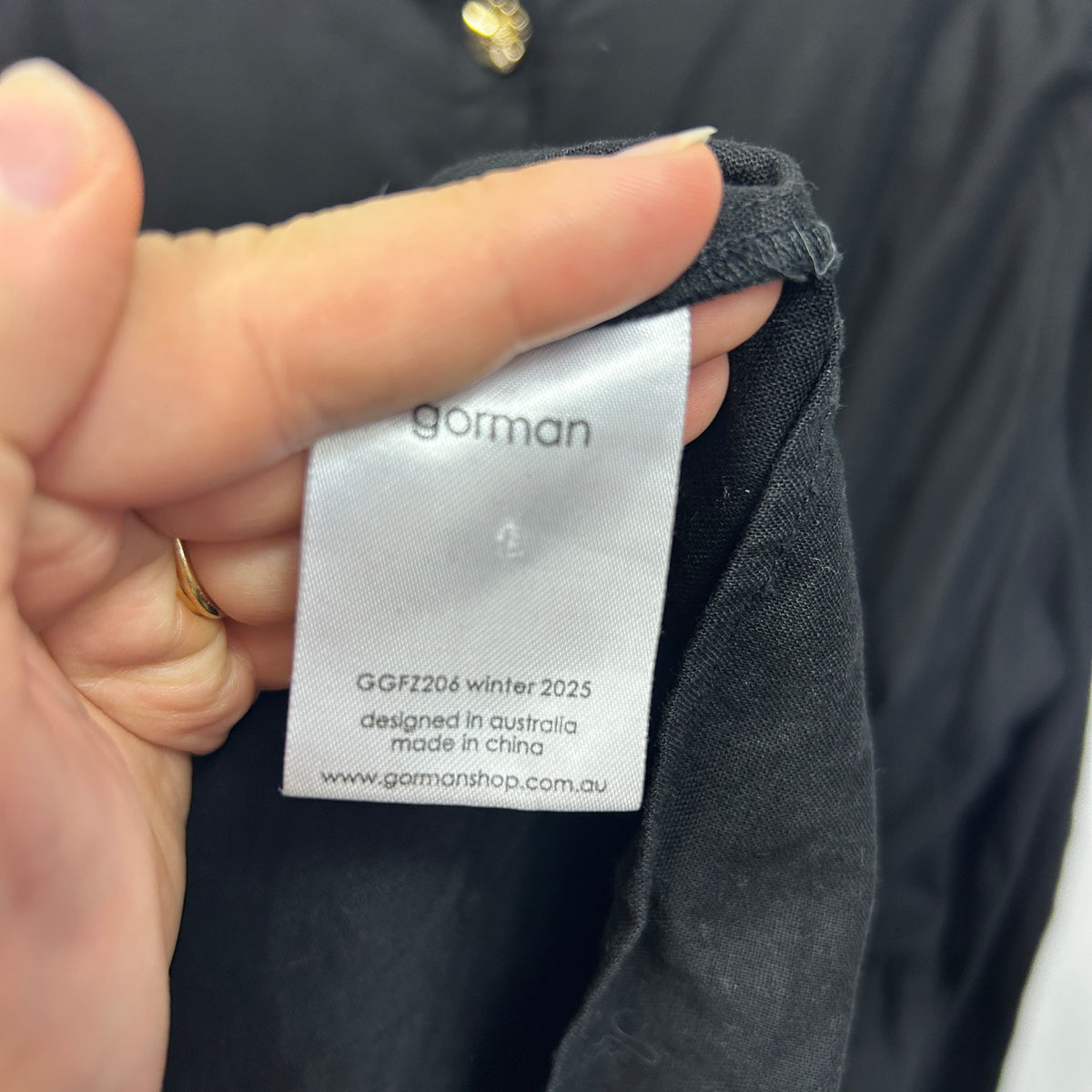 Gorman Black Plus Size Linen Dress w Pockets - Size 20