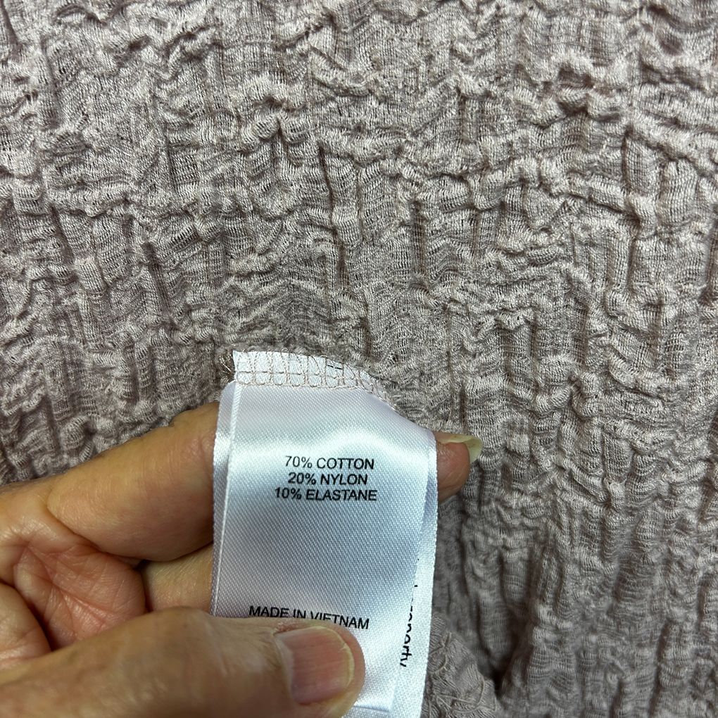 Taking Shape Pink Cotton Tunic Top - Size 16/S